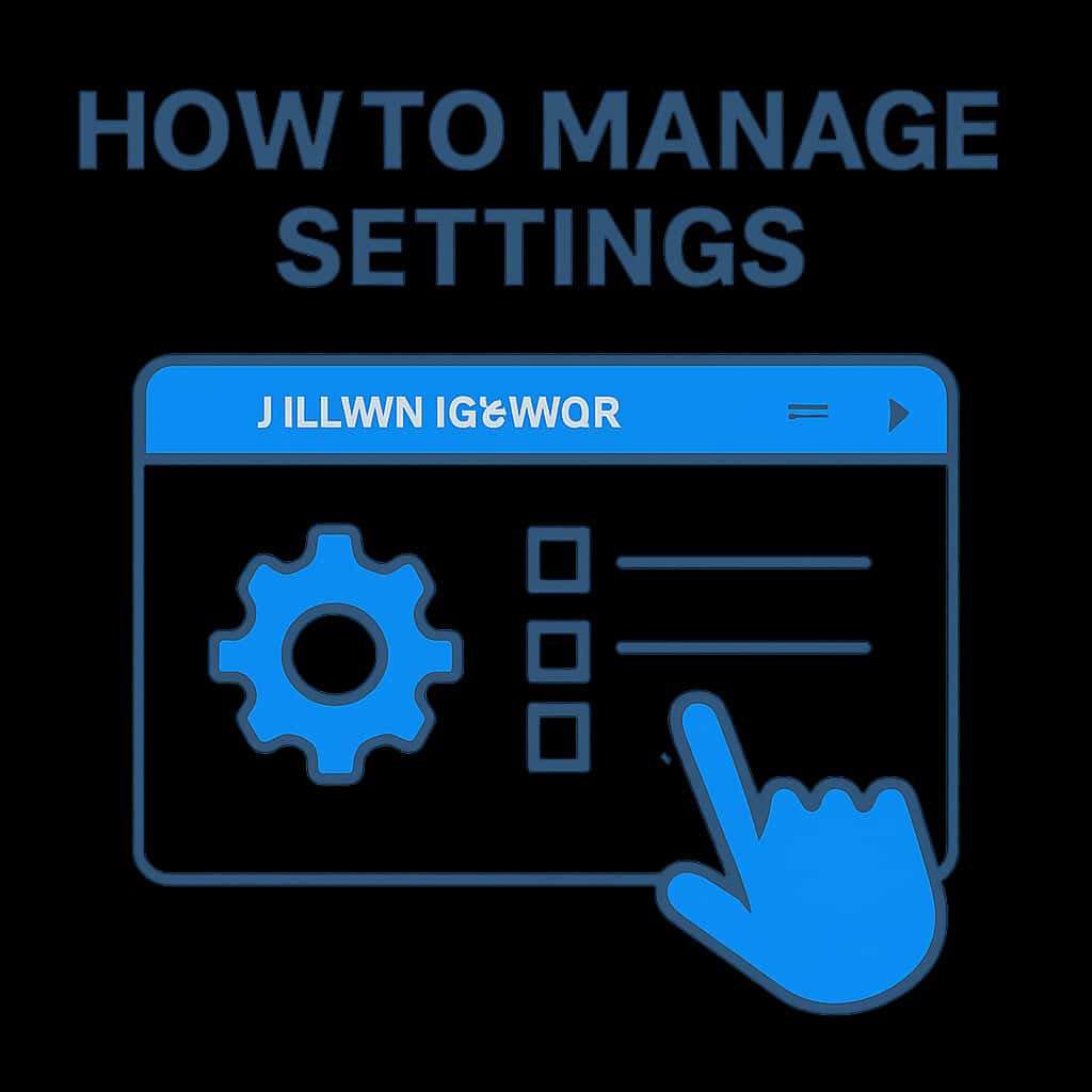 Diagram illustrating Jalwa Games settings management.