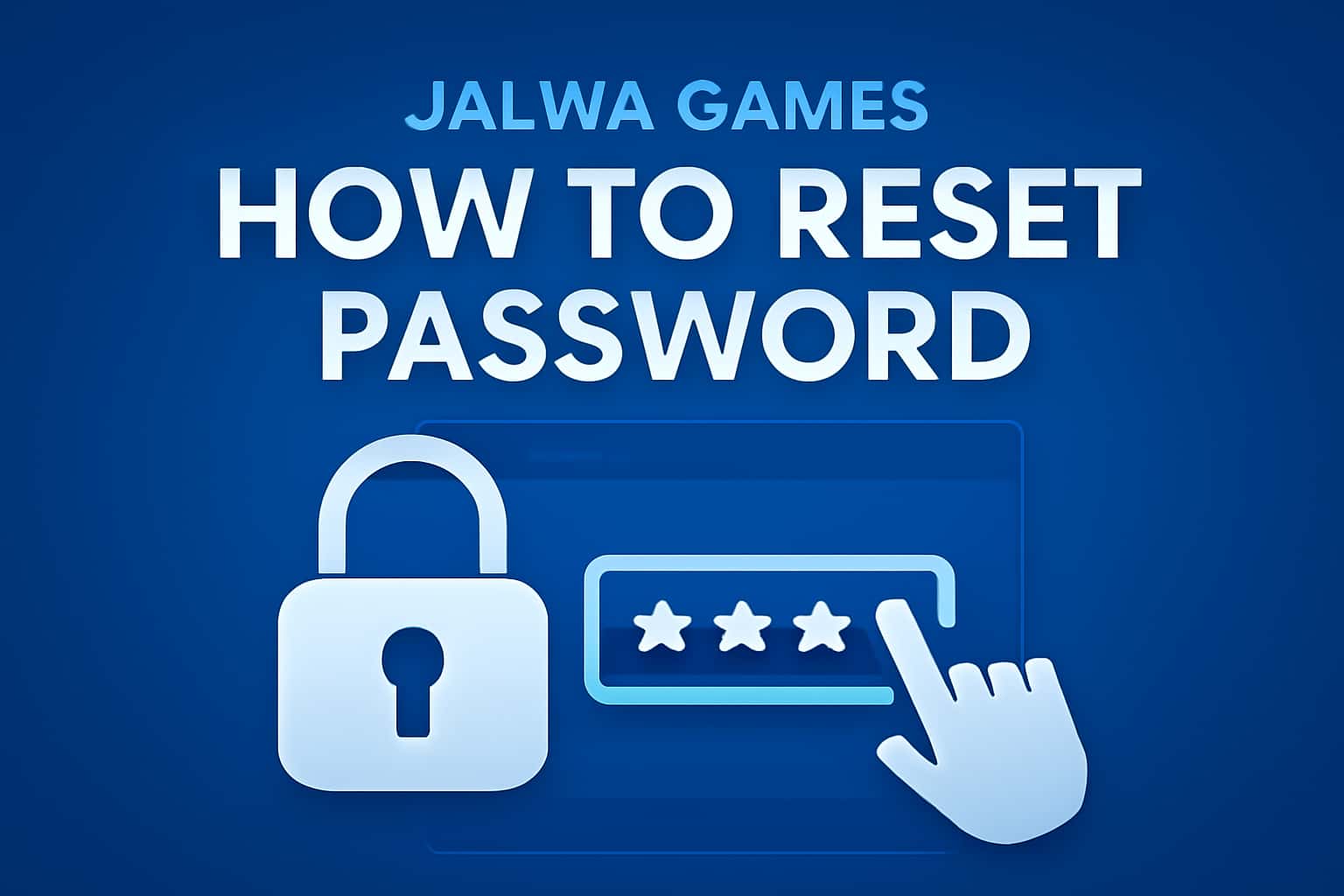 Image illustrating the steps to reset Jalwa Games password.