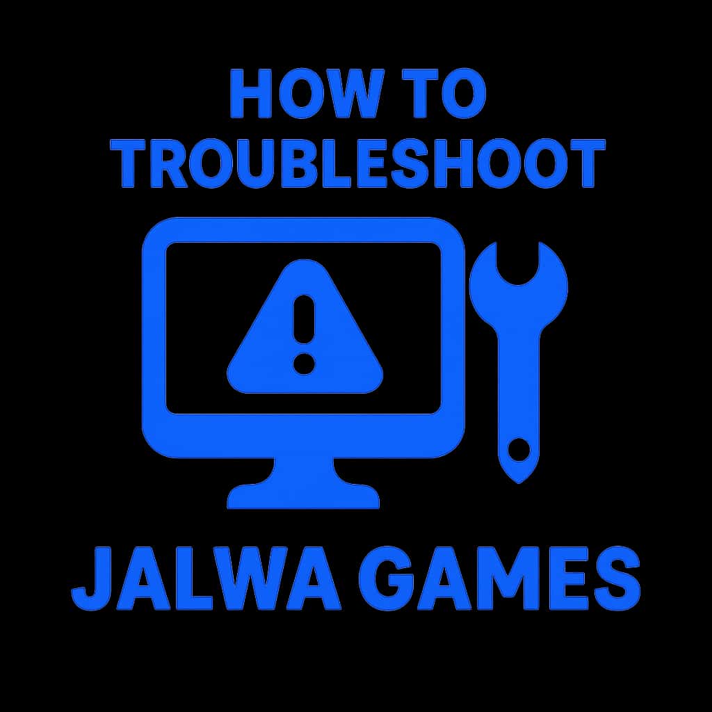 A professional badge for troubleshooting Jalwa Games.