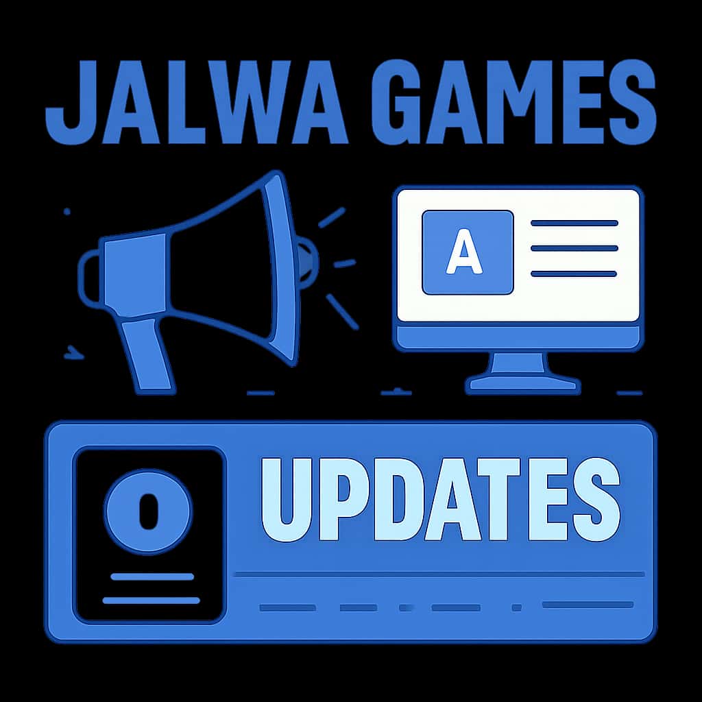 Illustration outlining the key aspects of Jalwa Games Updates.
