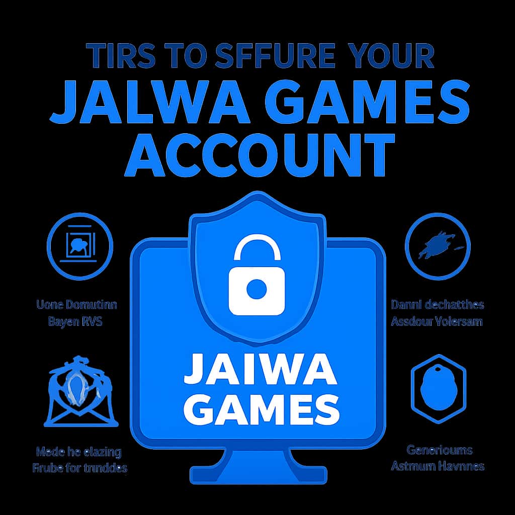 An educational diagram on securing your Jalwa Games account.