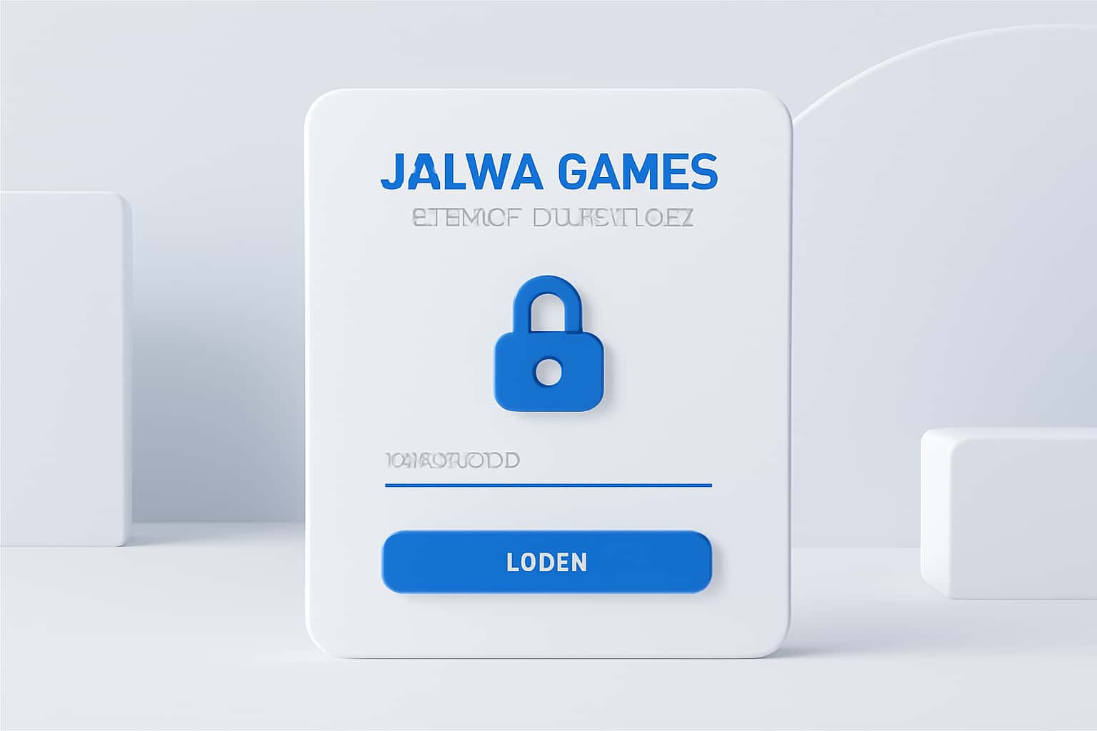 Jalwa Games User Authentication Interface