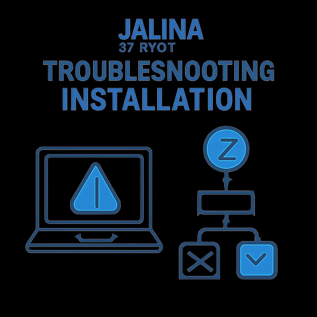 An illustration explaining troubleshooting steps for Jalwa Games Installation.